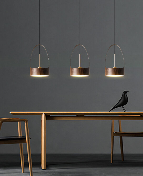 ขาย โคมไฟไม้ติดเพดาน Wooden Ceiling Lamp