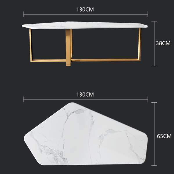 ขาย โต๊ะกลางลายหินอ่อน Designed Center Table