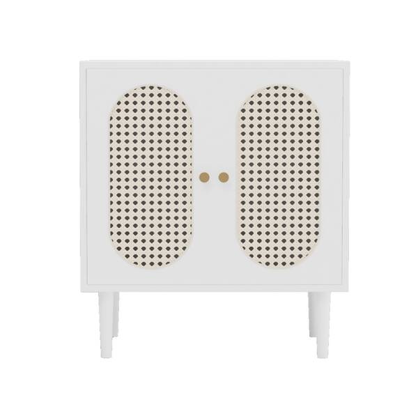 ขาย โต๊ะข้างเตียงไม้จักรสาน Rattan Bedside Table II