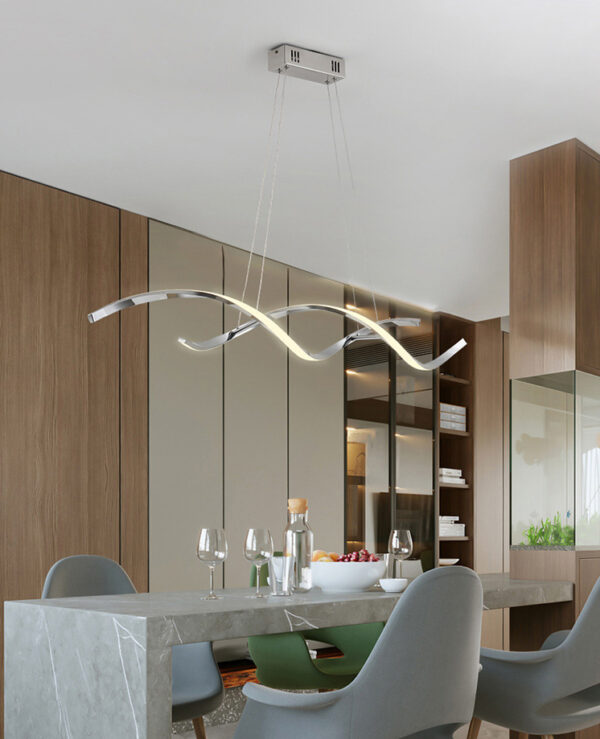 ขาย โคมไฟเกลียวโค้งติดเพดาน Twist Chandelier