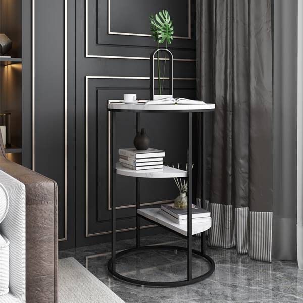 ขาย โต๊ะข้างหินอ่อน 3 Layers Side Table