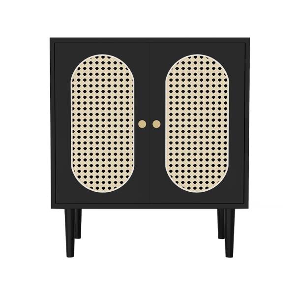 ขาย โต๊ะข้างเตียงไม้จักรสาน Rattan Bedside Table II