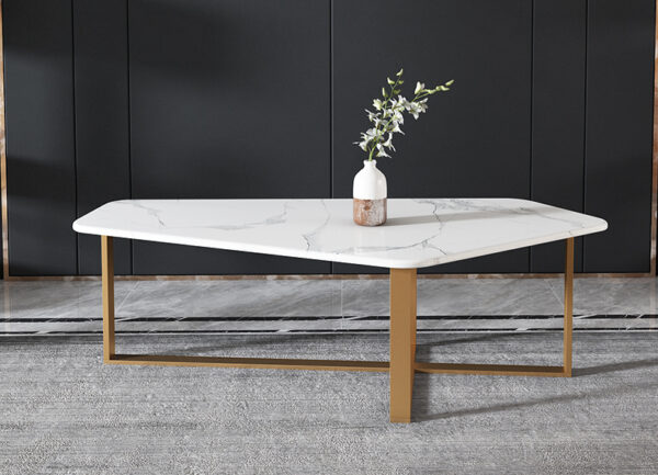 ขาย โต๊ะกลางลายหินอ่อน Designed Center Table