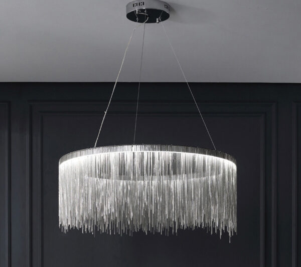 ขาย โคมไฟแต่งบ้านติดเพดาน Luxury Nordic Circle Chandelier