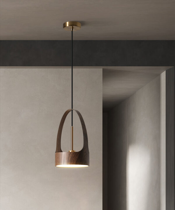 ขาย โคมไฟไม้ติดเพดาน Wooden Ceiling Lamp