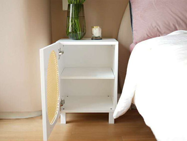 ขาย โต๊ะข้างเตียงไม้จักรสาน Rattan Bedside Table