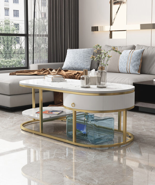 ขาย โต๊ะกลางท็อปหินอ่อน Marble Coffee Table XX