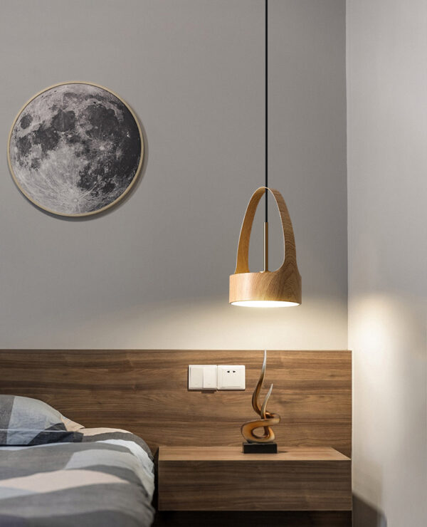 ขาย โคมไฟไม้ติดเพดาน Wooden Ceiling Lamp