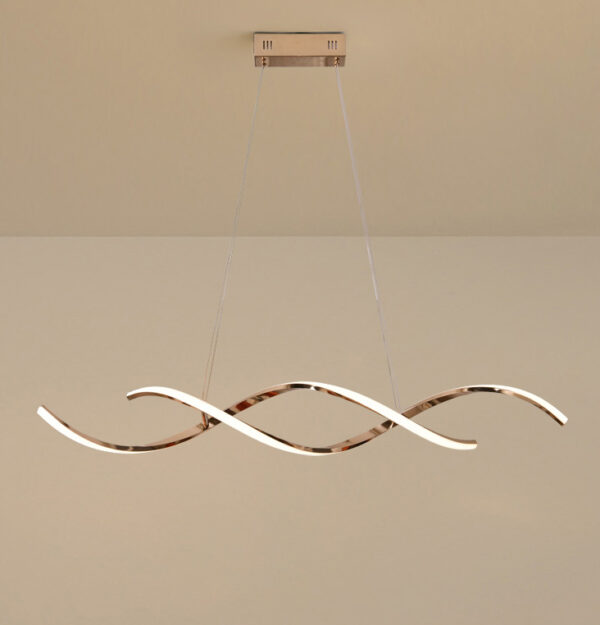 ขาย โคมไฟเกลียวโค้งติดเพดาน Twist Chandelier