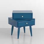 ขาย โต๊ะข้างหมุนปรับได้ Rotating Side Table with Drawer