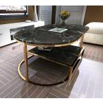 ขาย โต๊ะกลางท็อปหินอ่อนทรงรี Oval Designed Coffee Table