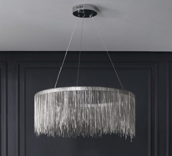 ขาย โคมไฟแต่งบ้านติดเพดาน Luxury Nordic Circle Chandelier