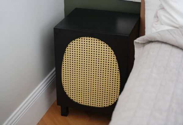 ขาย โต๊ะข้างเตียงไม้จักรสาน Rattan Bedside Table