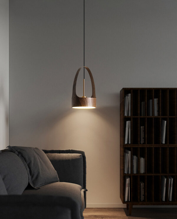 ขาย โคมไฟไม้ติดเพดาน Wooden Ceiling Lamp