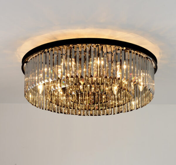ขาย โคมไฟแต่งบ้านติดเพดาน Luxury Black Chandelier V