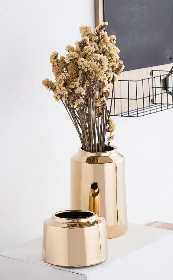 ขาย แจกันสำหรับตกแต่งบ้าน Golden Vase