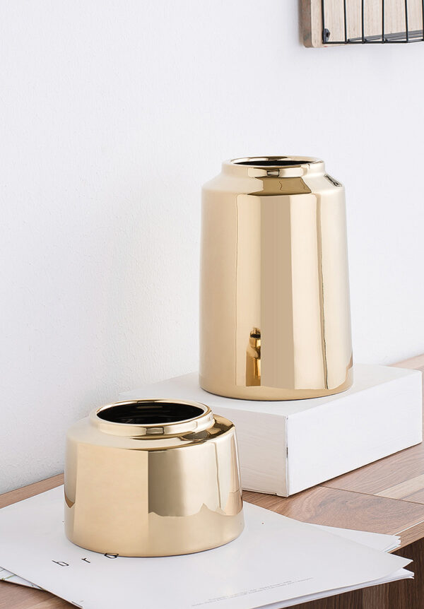 ขาย แจกันสำหรับตกแต่งบ้าน Golden Vase