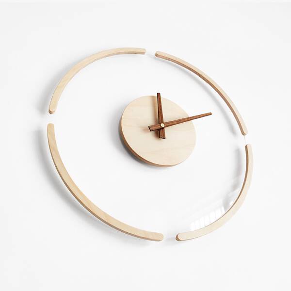 ขาย นาฬิกาใสสไตล์มินิมอล Transparent Wall Decorative Clock