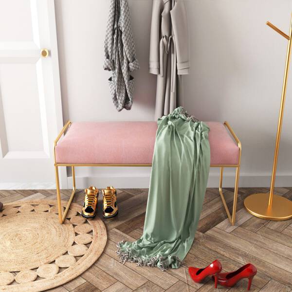 ขาย เก้าอี้ม้านั่งผ้ากำมะหยี่ Home Decor Bench and Stool