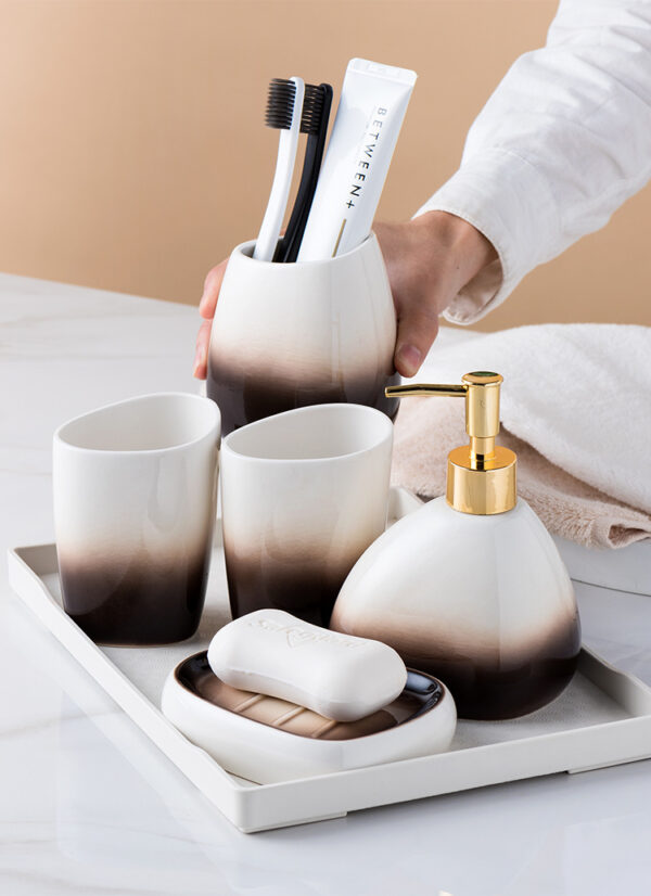 ขาย ชุดจัดระเบียบห้องน้ำ Ceramic Toilet Set III