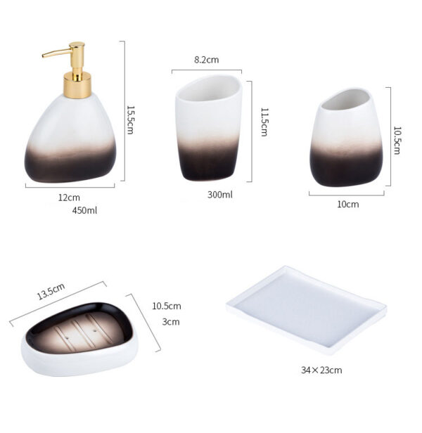 ขาย ชุดจัดระเบียบห้องน้ำ Ceramic Toilet Set III