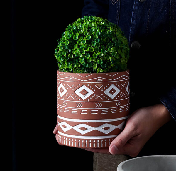 ขาย กระถางต้นไม้สำหรับตกแต่งบ้าน Cement Flowerpot III