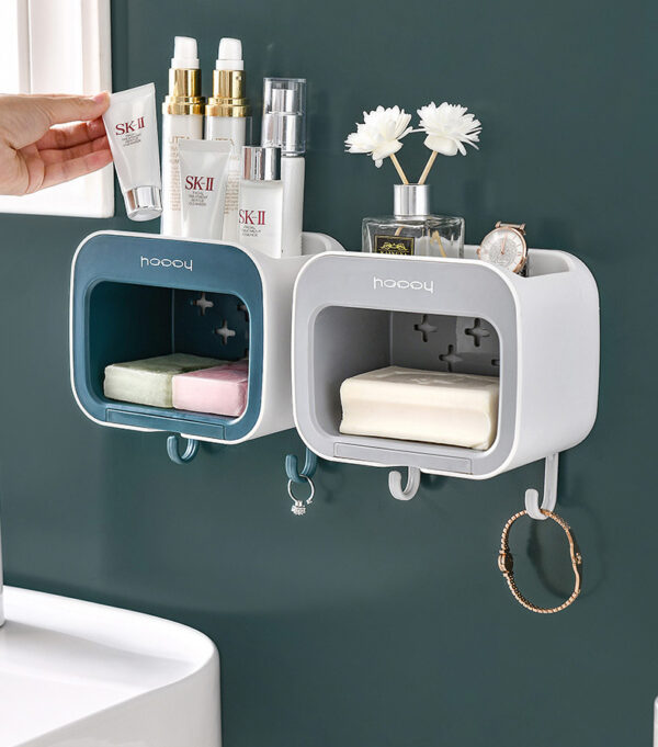 ขาย กล่องเก็บของติดผนัง Wall Decorative Soap Box