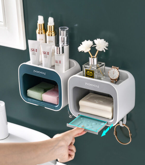 ขาย กล่องเก็บของติดผนัง Wall Decorative Soap Box