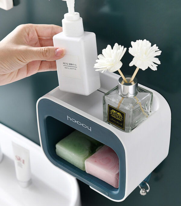 ขาย กล่องเก็บของติดผนัง Wall Decorative Soap Box