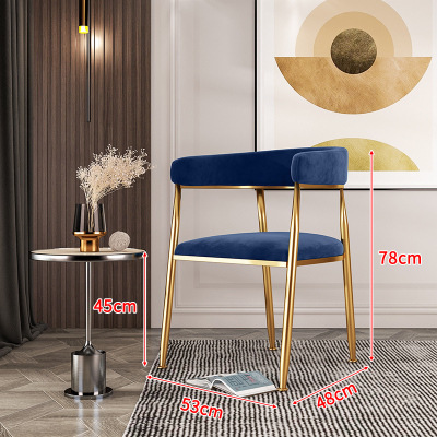 เบาะกำมะหยี่ สีน้ำเงิน