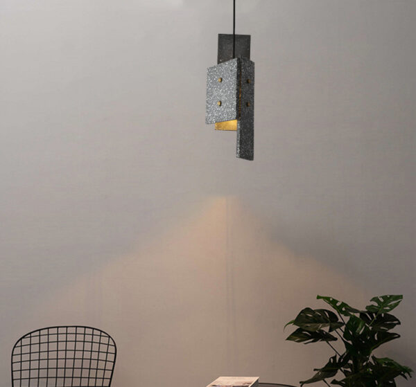 ขาย โคมไฟแขวนเพดานลายหินขัด Designed Terrazzo Ceiling Lamp