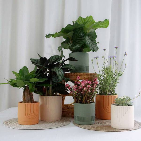 ขาย กระถางต้นไม้สำหรับตกแต่งบ้าน Ceramic Flower Pot V