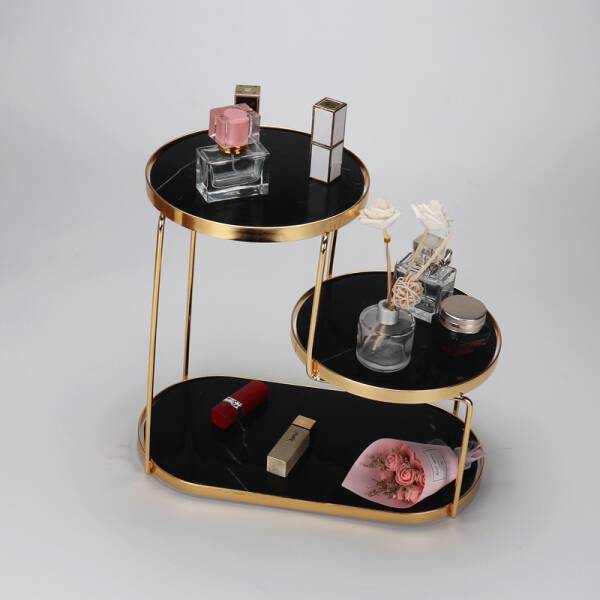 ขาย ชั้นวางเครื่องสำอางหินอ่อน 3 Layers Decorative Tray