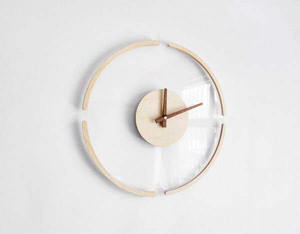 ขาย นาฬิกาใสสไตล์มินิมอล Transparent Wall Decorative Clock