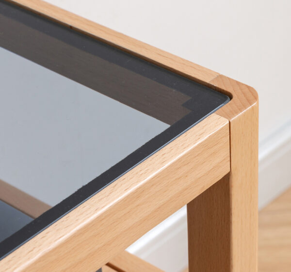 ขาย โต๊ะข้างไม้สไตล์มินิมอล Solid Wooden Side Table V