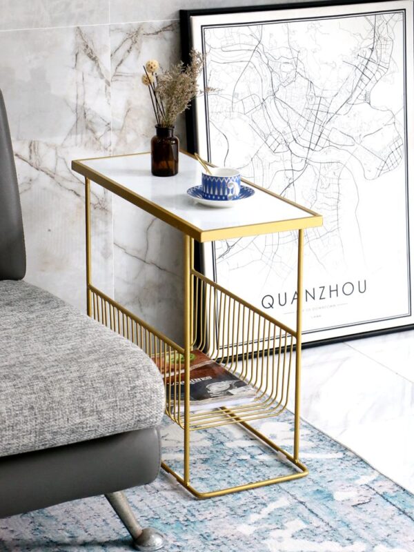 ขาย โต๊ะข้างเตียงอเนกประสงค์ Rectangle Marble Side Table