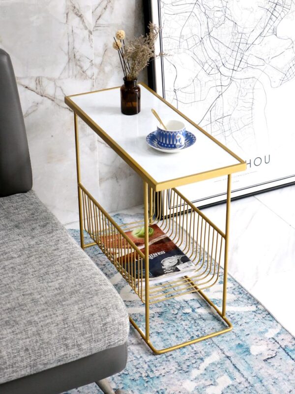 ขาย โต๊ะข้างเตียงอเนกประสงค์ Rectangle Marble Side Table