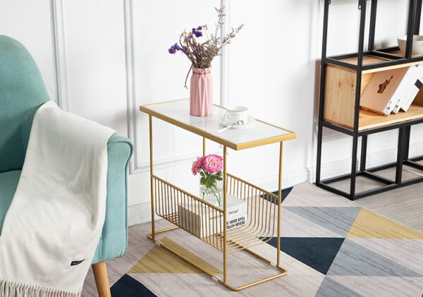 ขาย โต๊ะข้างเตียงอเนกประสงค์ Rectangle Marble Side Table