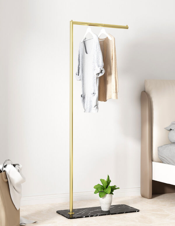 ขาย ราวแขวนผ้าเสื้อผ้า ฐานหินอ่อน Marble L Clothes Shelf