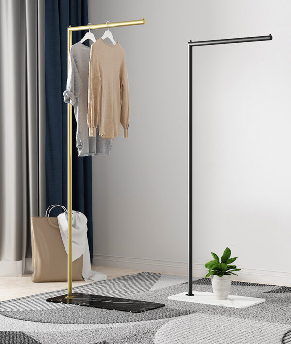 ขาย ราวแขวนผ้าเสื้อผ้า ฐานหินอ่อน Marble L Clothes Shelf