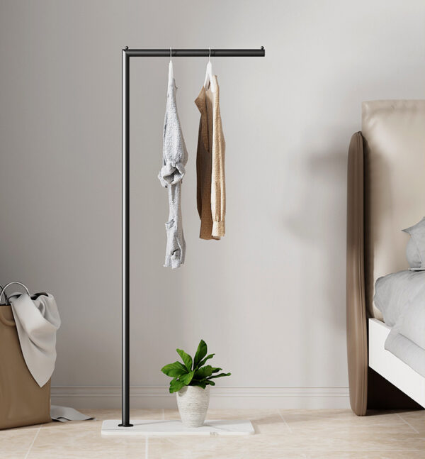 ขาย ราวแขวนผ้าเสื้อผ้า ฐานหินอ่อน Marble L Clothes Shelf