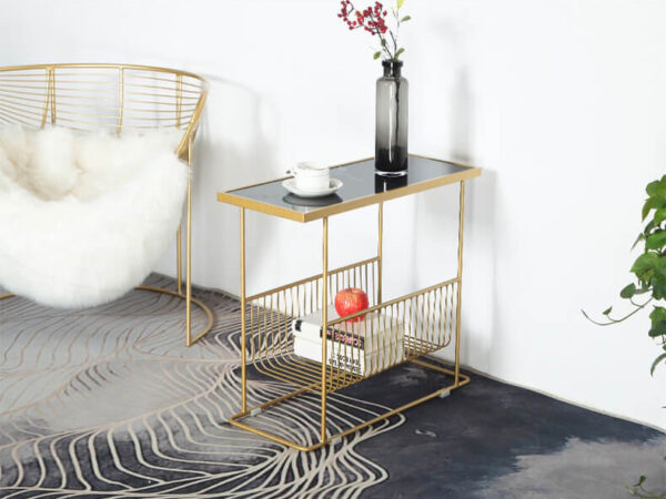 ขาย โต๊ะข้างเตียงอเนกประสงค์ Rectangle Marble Side Table