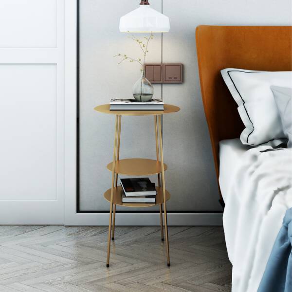 ขาย โต๊ะข้างอเนกประสงค์ 3 Layers Steel Side Table