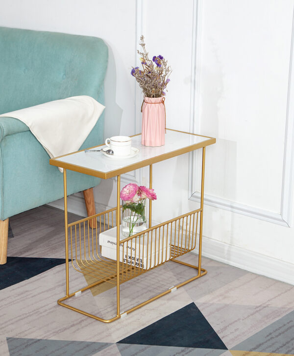 ขาย โต๊ะข้างเตียงอเนกประสงค์ Rectangle Marble Side Table