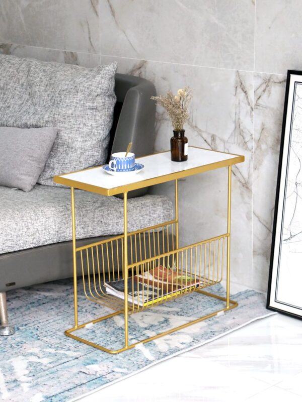 ขาย โต๊ะข้างเตียงอเนกประสงค์ Rectangle Marble Side Table