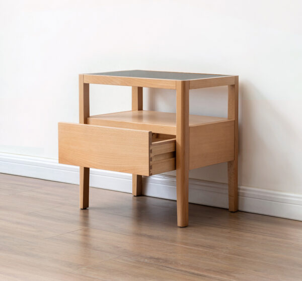 ขาย โต๊ะข้างไม้สไตล์มินิมอล Solid Wooden Side Table V