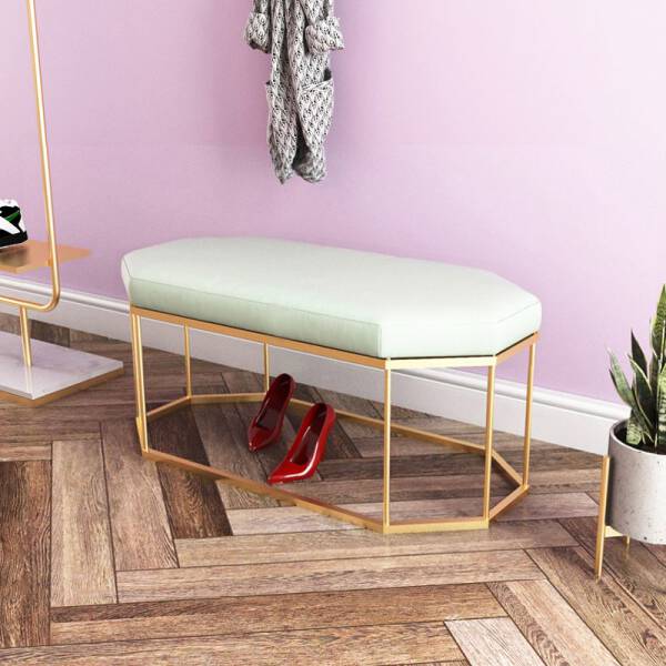 ขาย เก้าอี้ม้านั่งผ้ากำมะหยี่ Polygon Velvet Bench & Stool