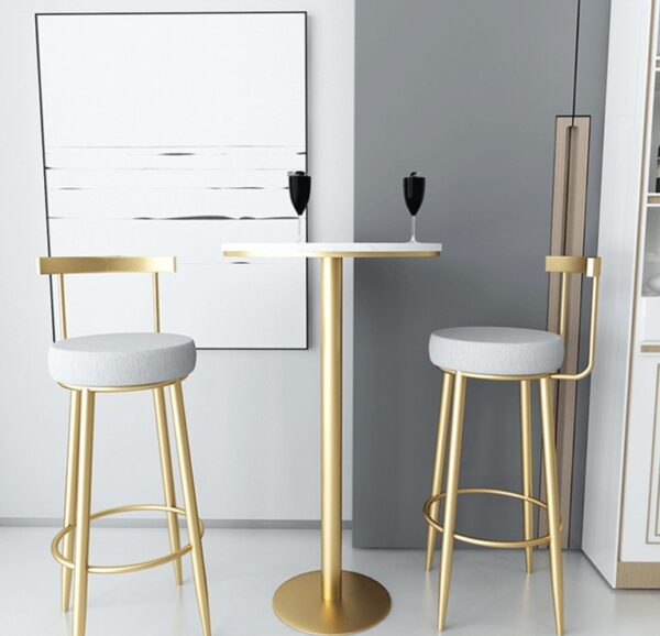 ขาย เก้าอี้แต่งบ้านสำหรับเค้าเตอร์บาร์ Golden Bar Chair II