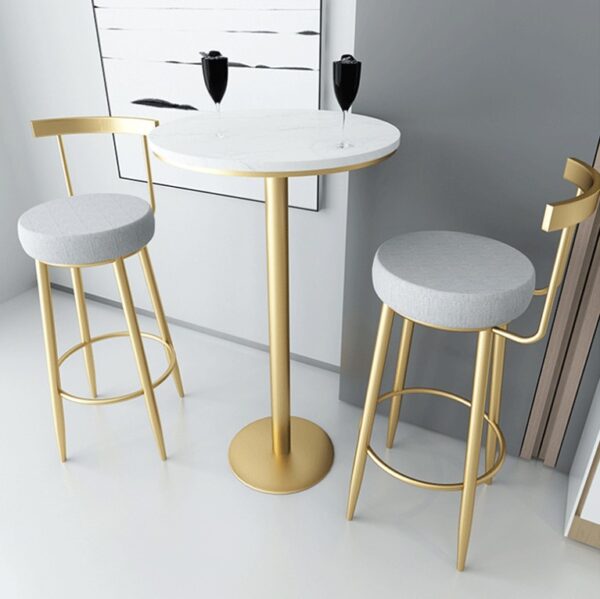 ขาย เก้าอี้แต่งบ้านสำหรับเค้าเตอร์บาร์ Golden Bar Chair II