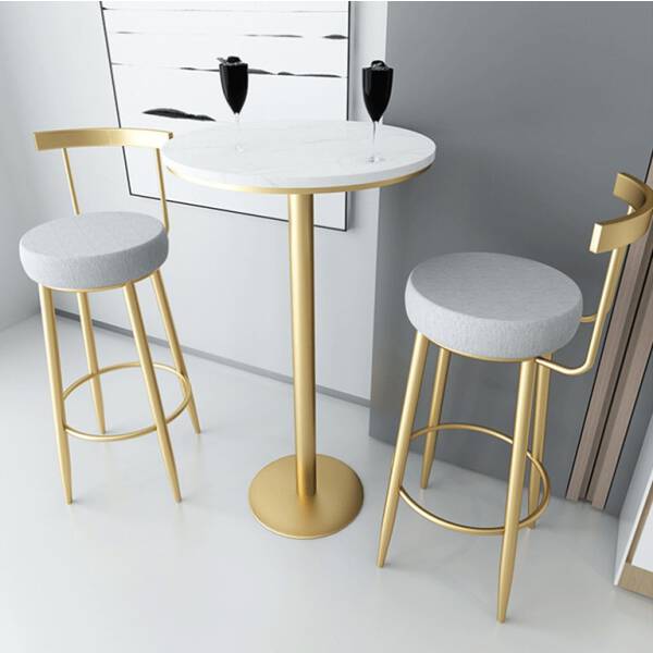 ขาย เก้าอี้แต่งบ้านสำหรับเค้าเตอร์บาร์ Golden Bar Chair II